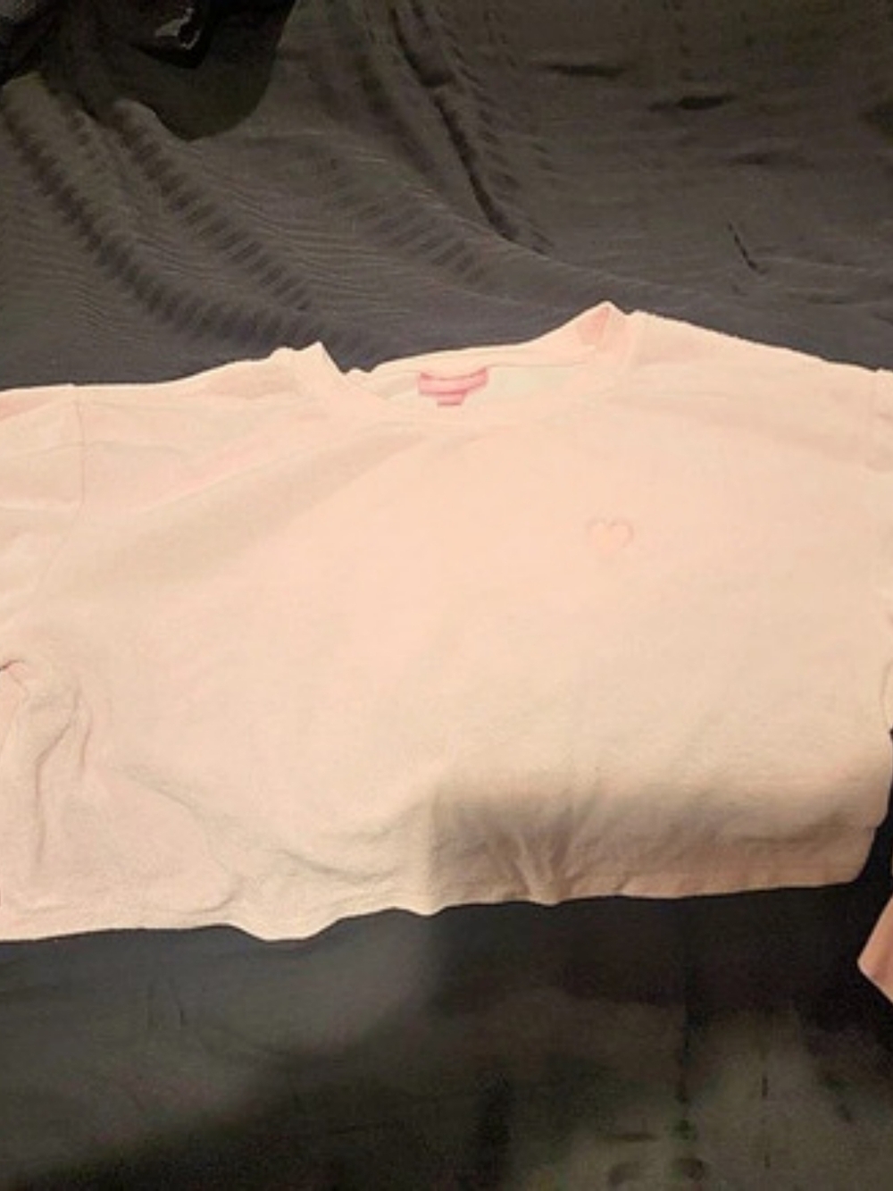 Stoney Clover Lane X Target Cropped Sweatshirt in Pink Size Medium